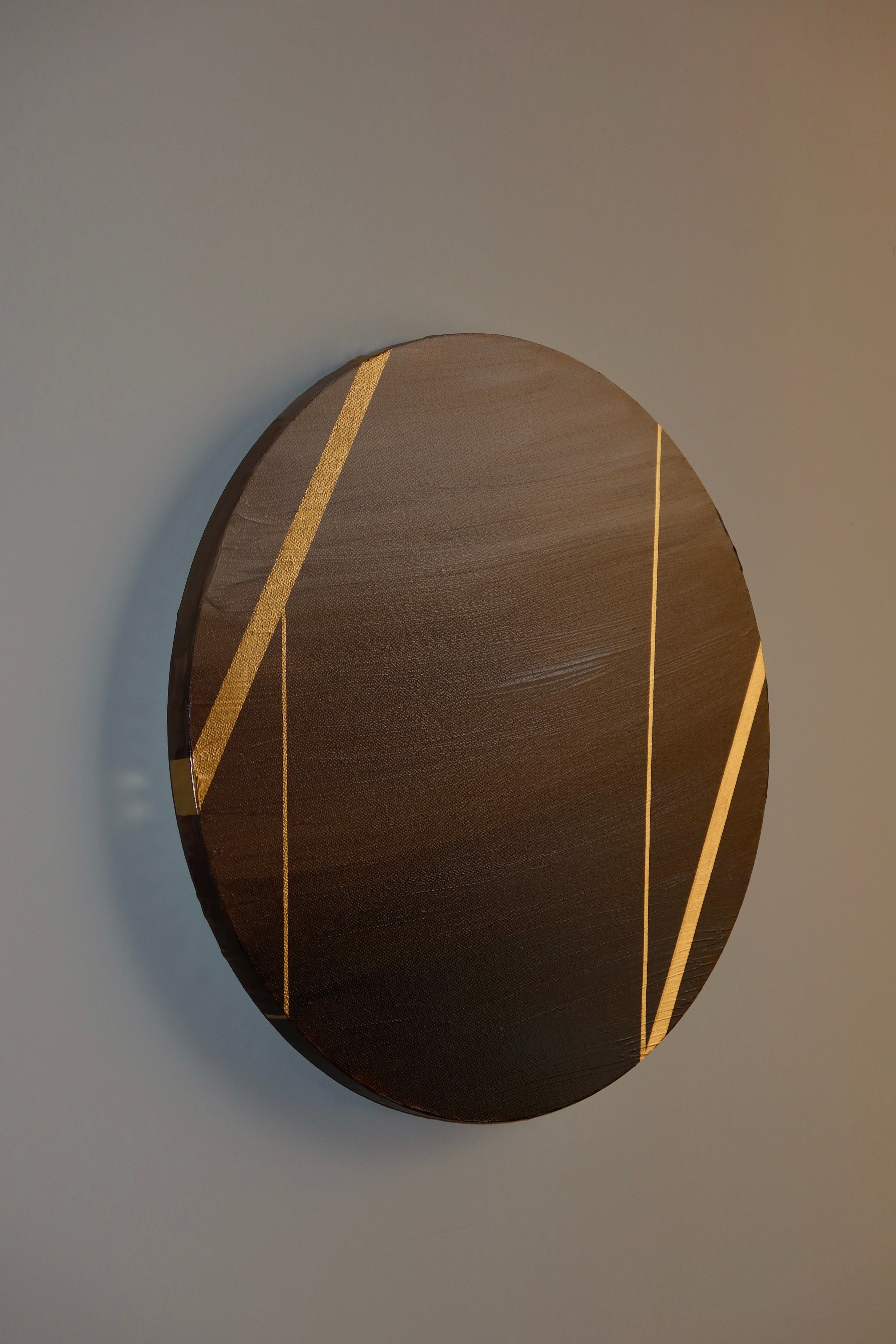 ART ON CANVAS "BROWN SUNSET"