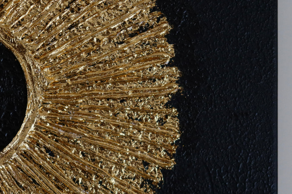 TEXTURED ART CON CANVAS "HOLY GOLD"