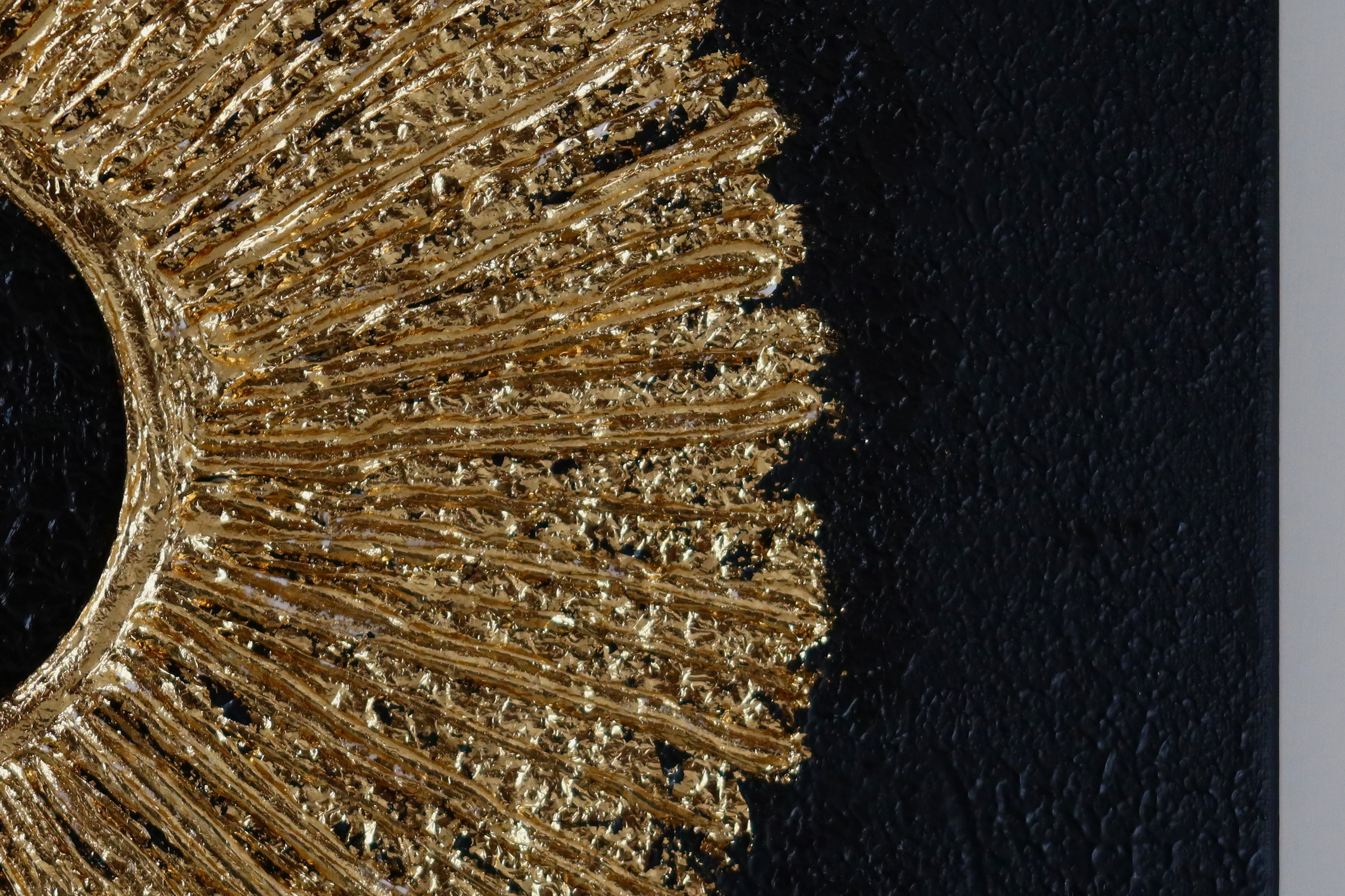 TEXTURED ART CON CANVAS "HOLY GOLD"
