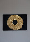 TEXTURED ART CON CANVAS "HOLY GOLD"