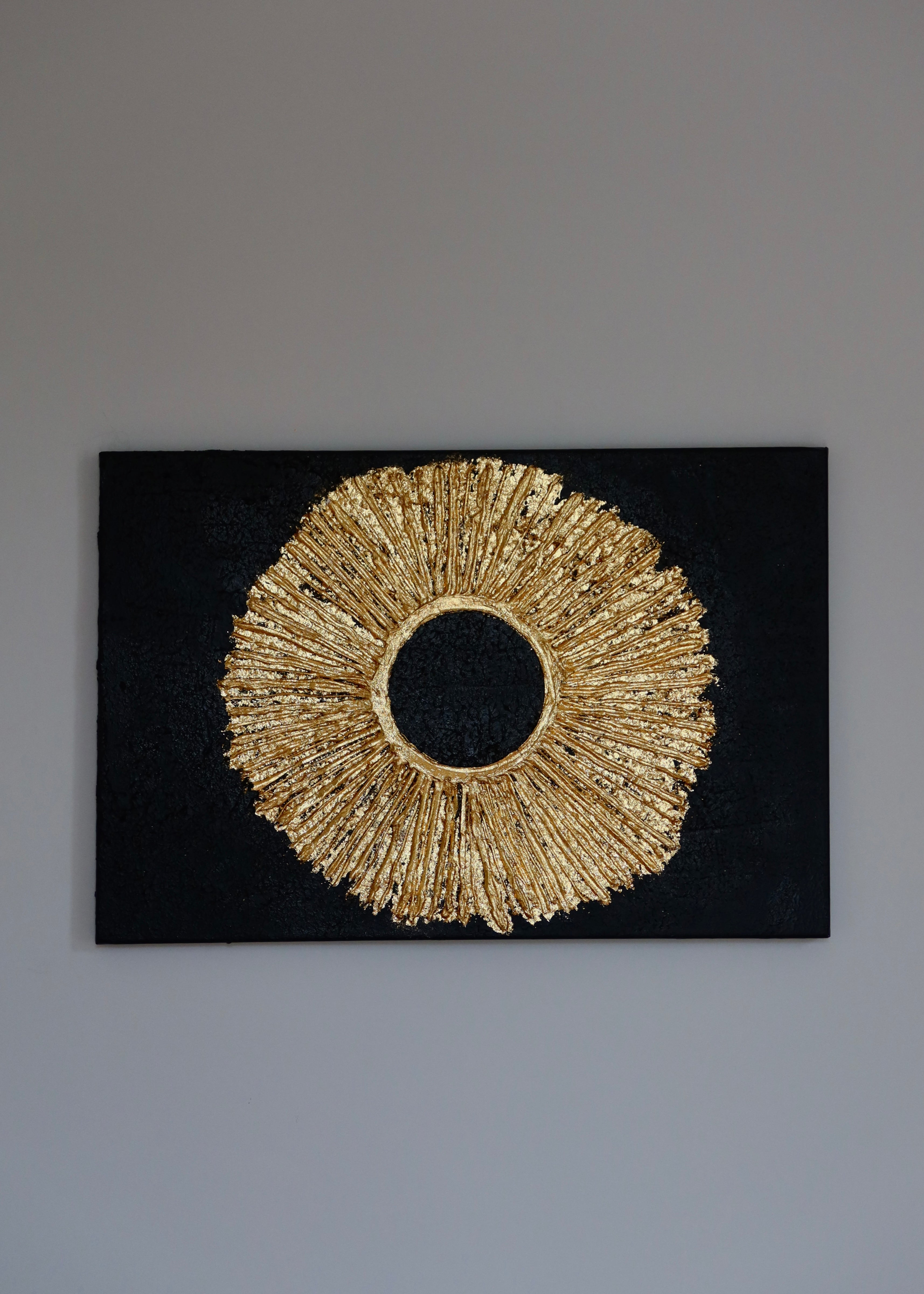 TEXTURED ART CON CANVAS "HOLY GOLD"